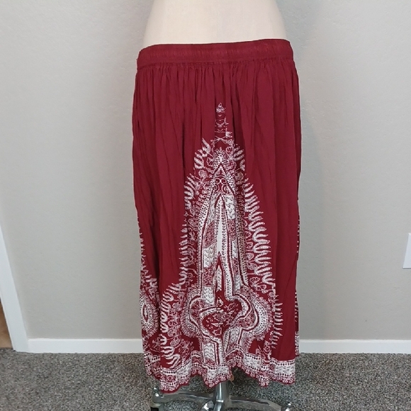 Gypsie Blu Indian Boho Maxi Skirt Size XL - Picture 4 of 7